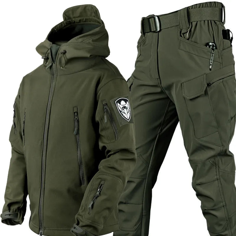 Herren multifunktionale Jacke mit Fleece-Innenfutter und Reißverschluss – ShopNory