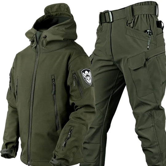 Herren multifunktionale Jacke mit Fleece-Innenfutter und Reißverschluss – ShopNory