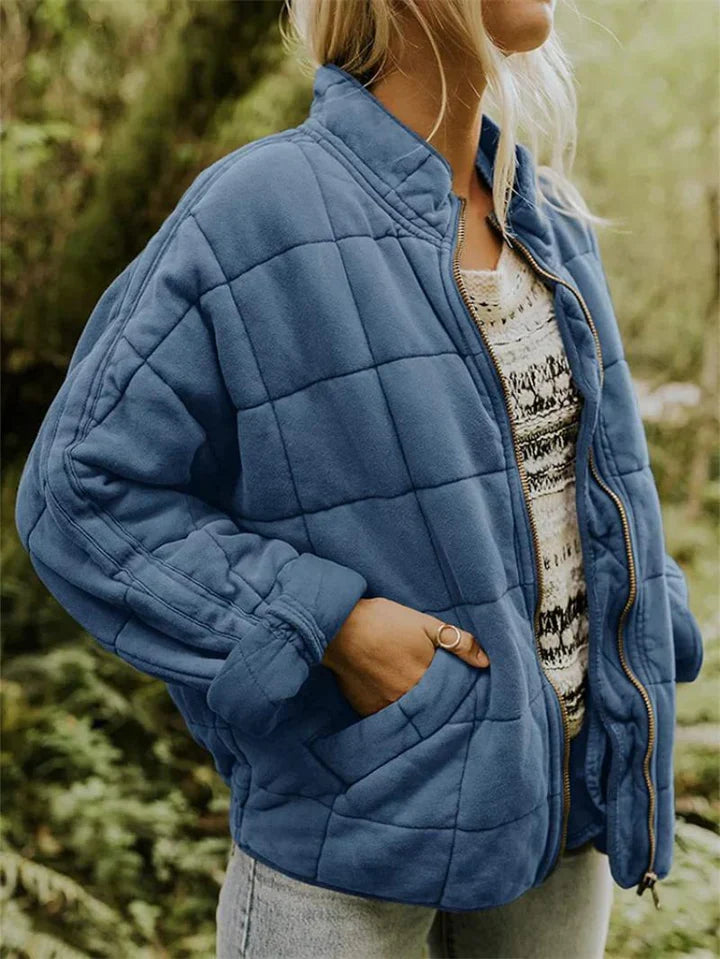 Lockere Jacke Aus Dicker Baumwolle