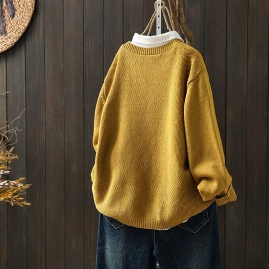 Cardigan Strick Knopfverschluss Oversized Fit Weich und Bequem