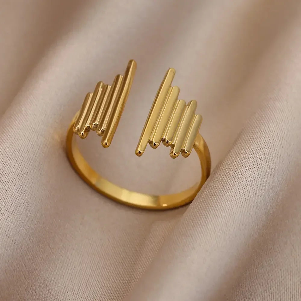 Edelstahl Herzring für Frauen Shop Nory