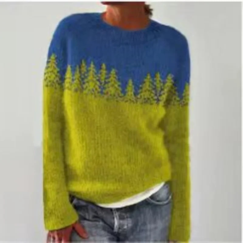 Clair Strickpulli Herbst Mit Mustern