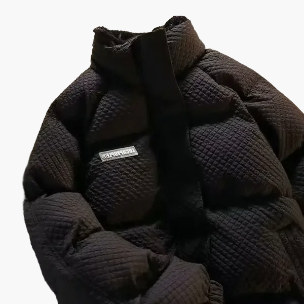 Herren Winter Steppjacke mit Stehkragen - Trendige Freizeitjacke für Paare
