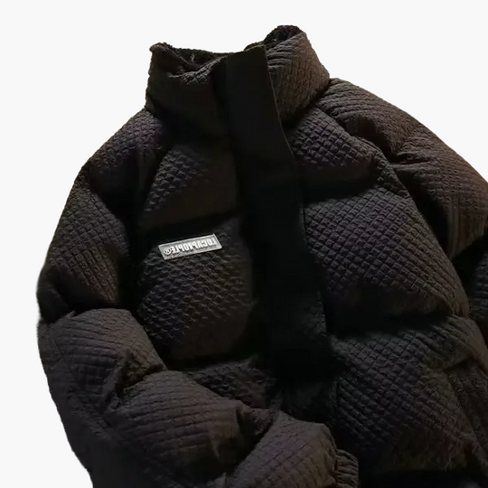 Herren Winter Steppjacke mit Stehkragen - Trendige Freizeitjacke für Paare