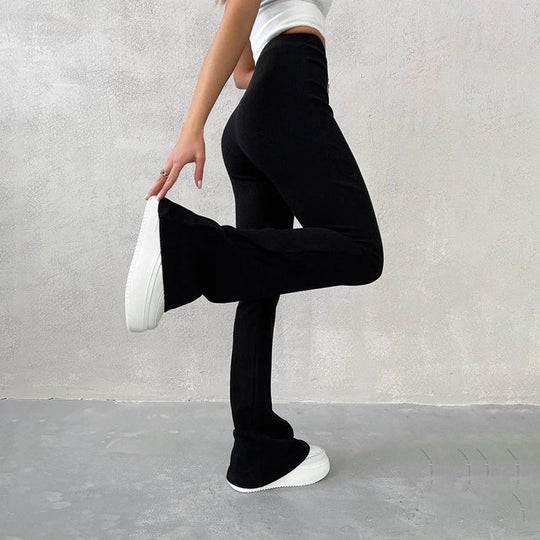 Weiche Damenhose mit Elegant Taillierter Silhouette