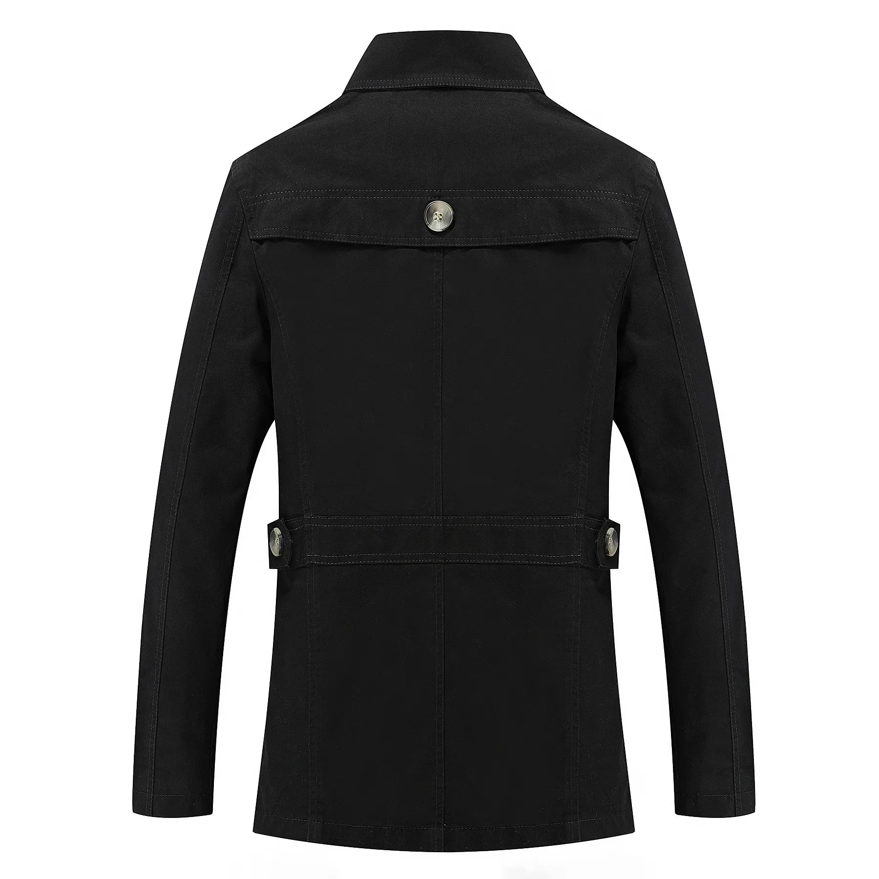 Stylischer langer Herbst-Trenchcoat für Herren