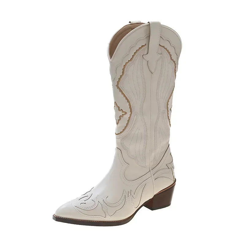 Bestickte Cowboy-Stiefel