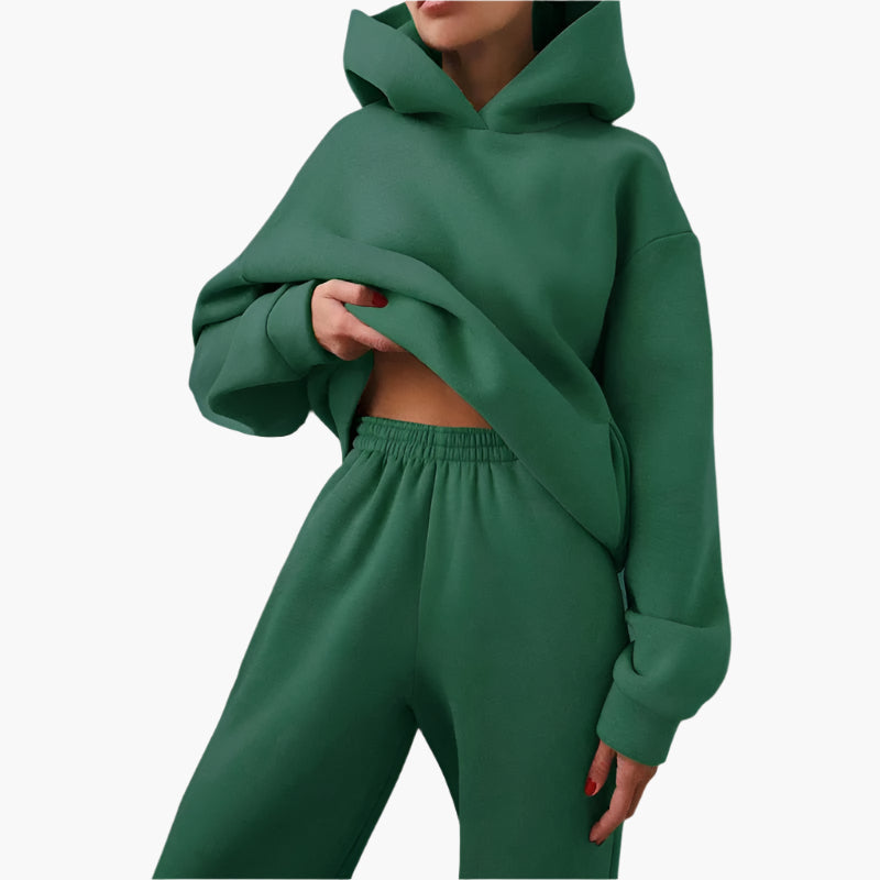 Oversize Lounge Set Kapuzenpullover und Jogginghose - Komfortabler Freizeitlook
