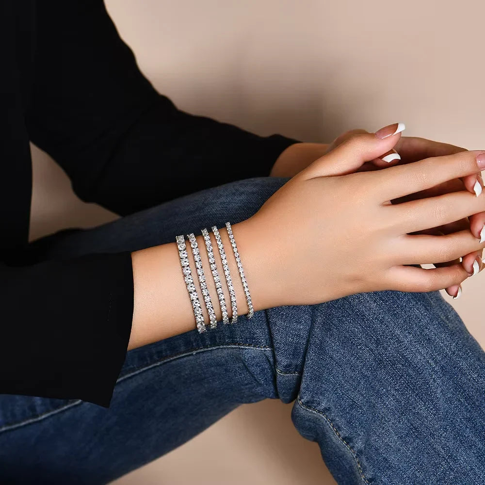 Serenity Moissanit Tennisarmband - Bezahlbarer Luxus & Brillanz | Shop Nory
