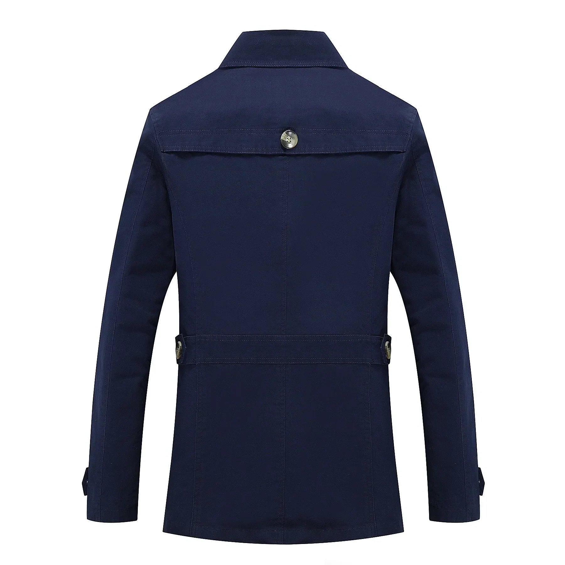 Stylischer langer Herbst-Trenchcoat für Herren