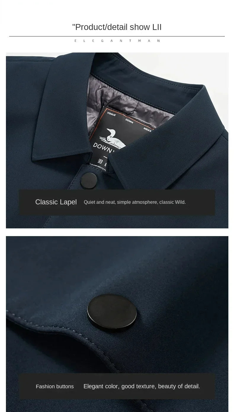 Übergangsjacke mit Steppfutter - Eleganter Business Mantel für Alltag und Büro