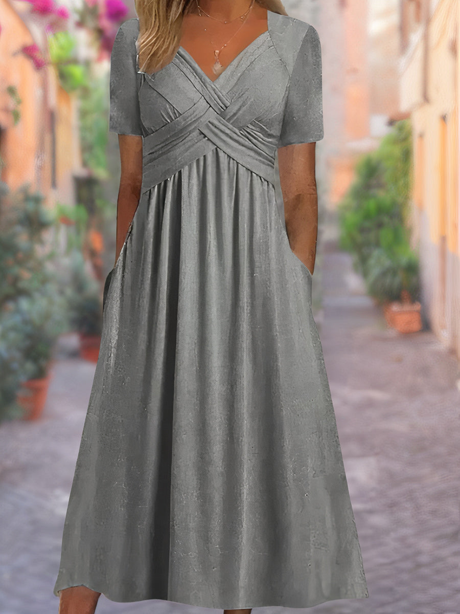 Neck Summer Dress