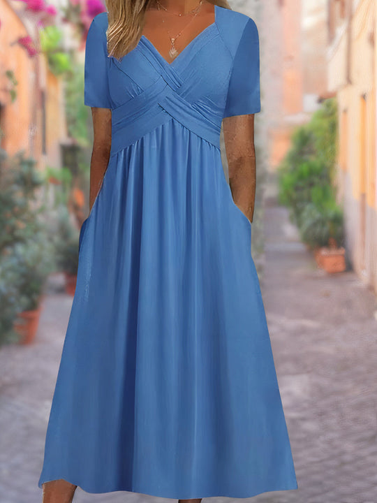 Neck Summer Dress