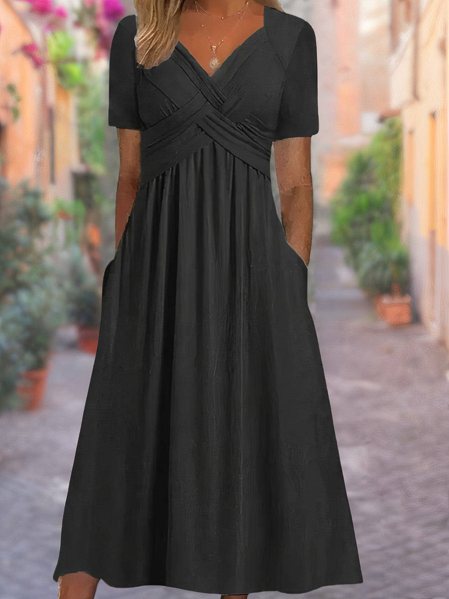 Neck Summer Dress