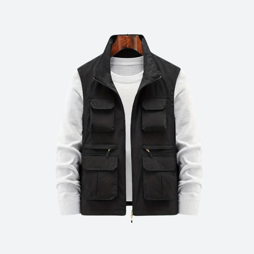 Shopnory | Herrenjacke mit Mehreren Reißverschlusstaschen