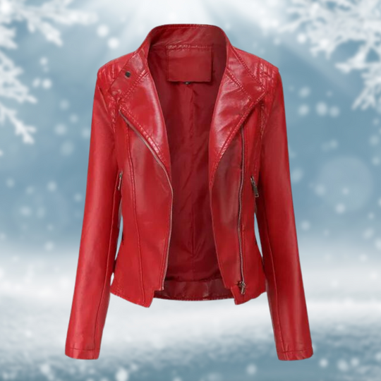 Vegane Lederjacke