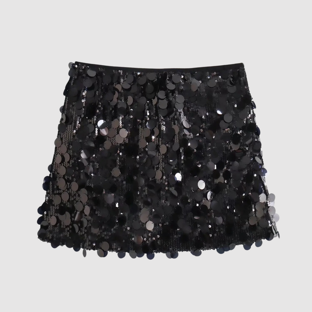 Elegante Minirock Mit Pailletten