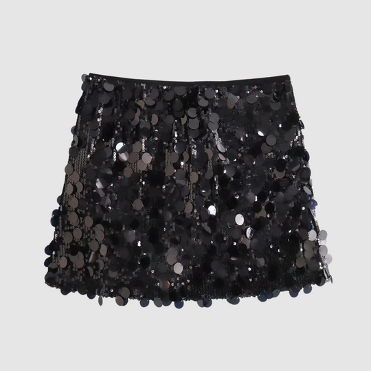 Elegante Minirock Mit Pailletten