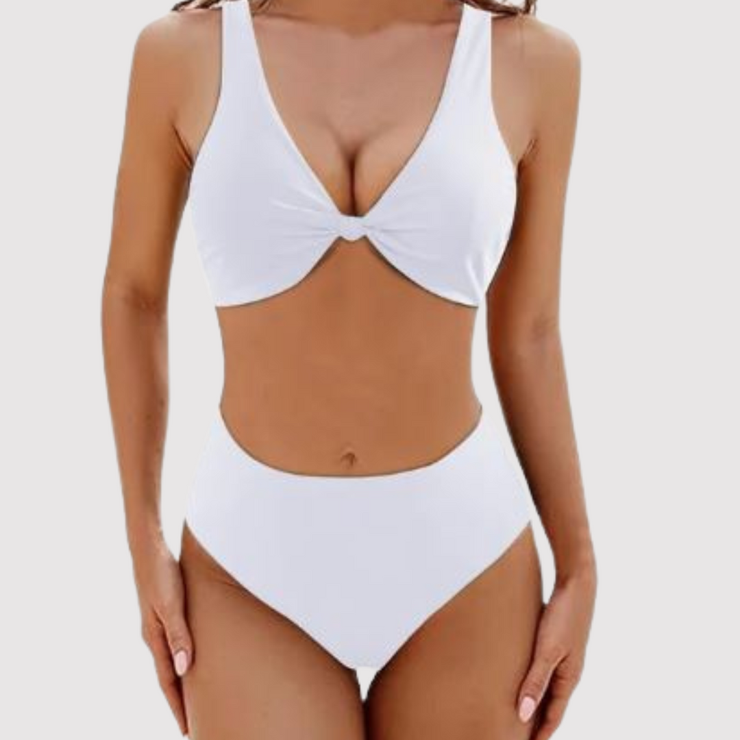 Tiefe V-Neck Badeanzug für Frauen Livia
