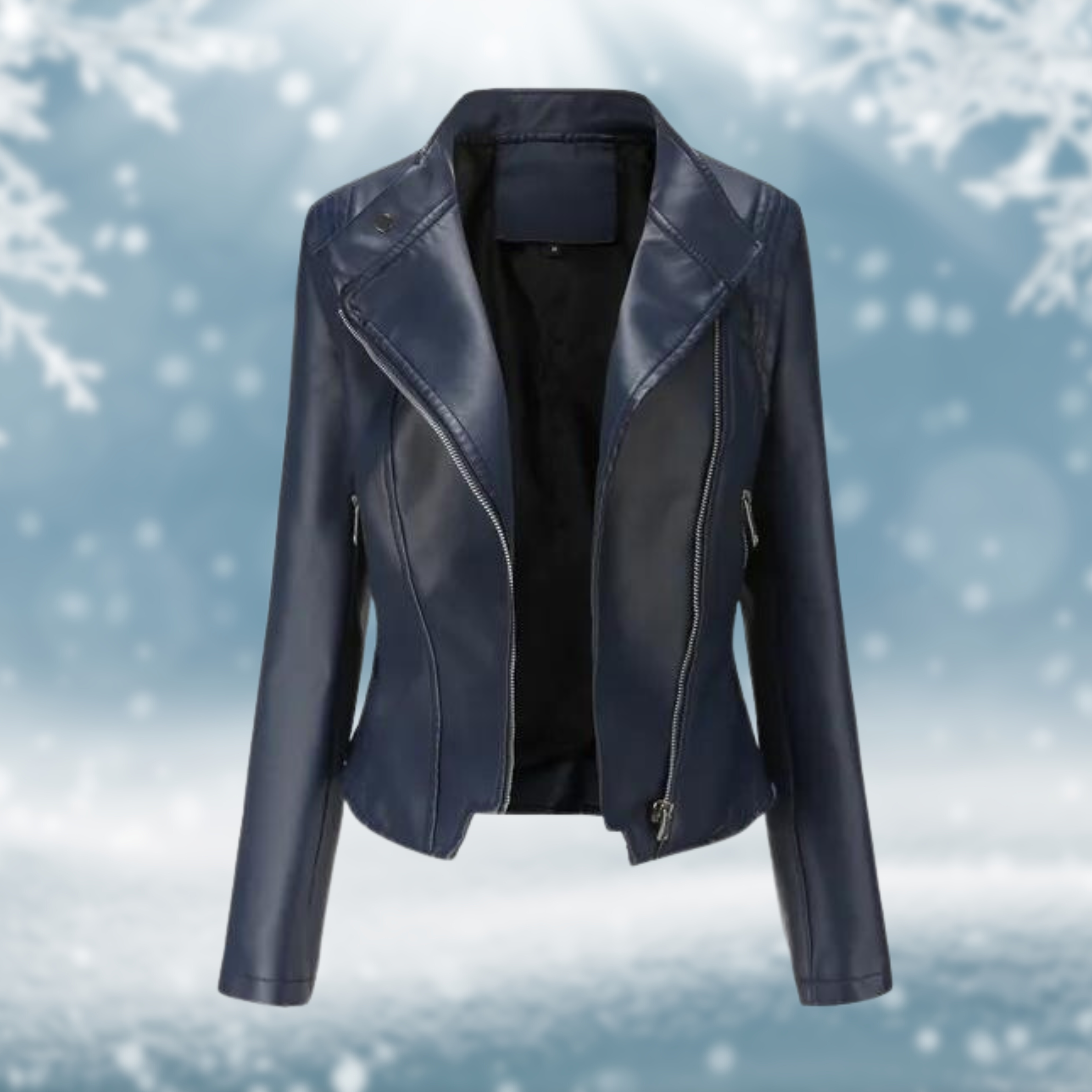 Vegane Lederjacke