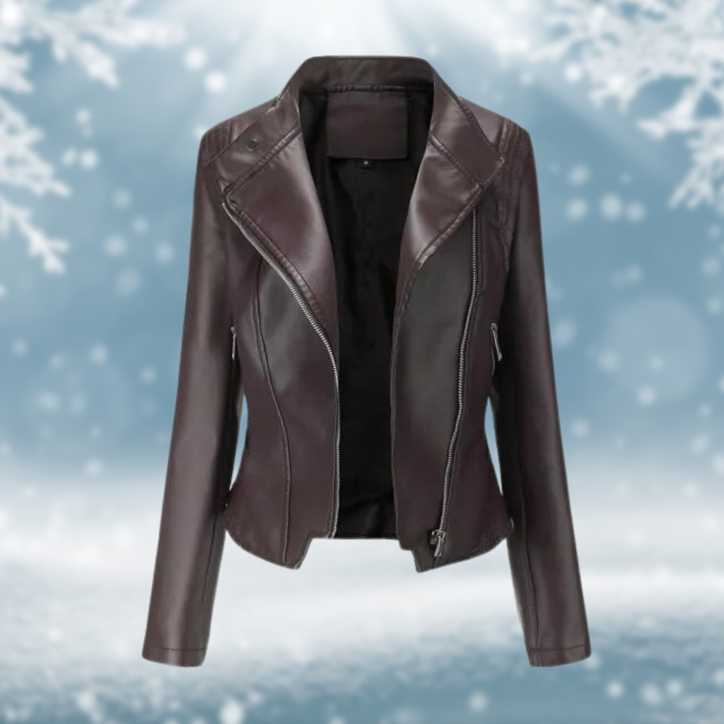 Vegane Lederjacke