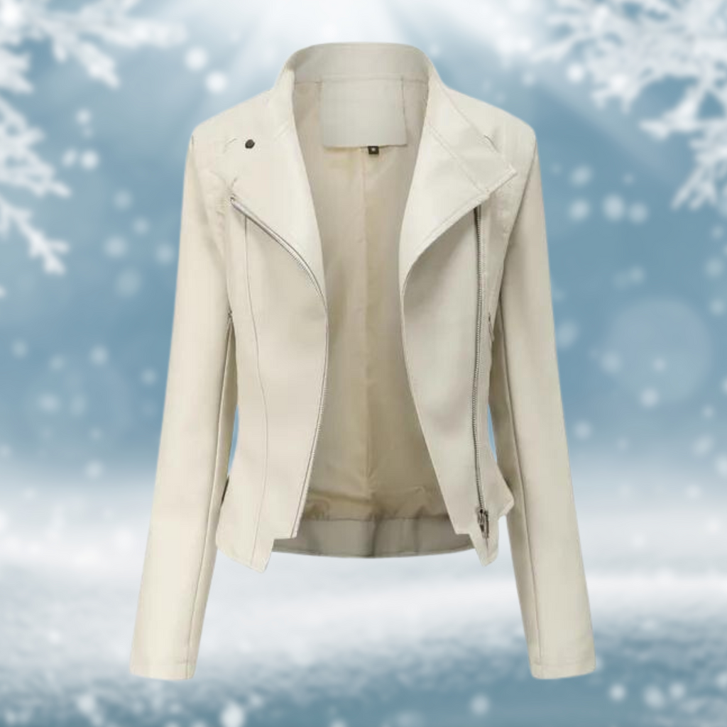 Vegane Lederjacke