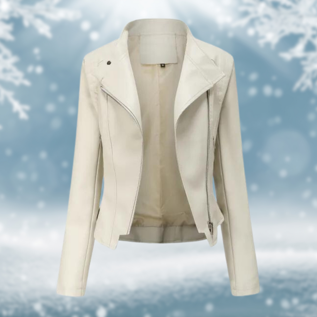 Vegane Lederjacke