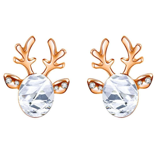 Winterliche Weihnachts-Rentier-Ohrstecker | Shop Nory