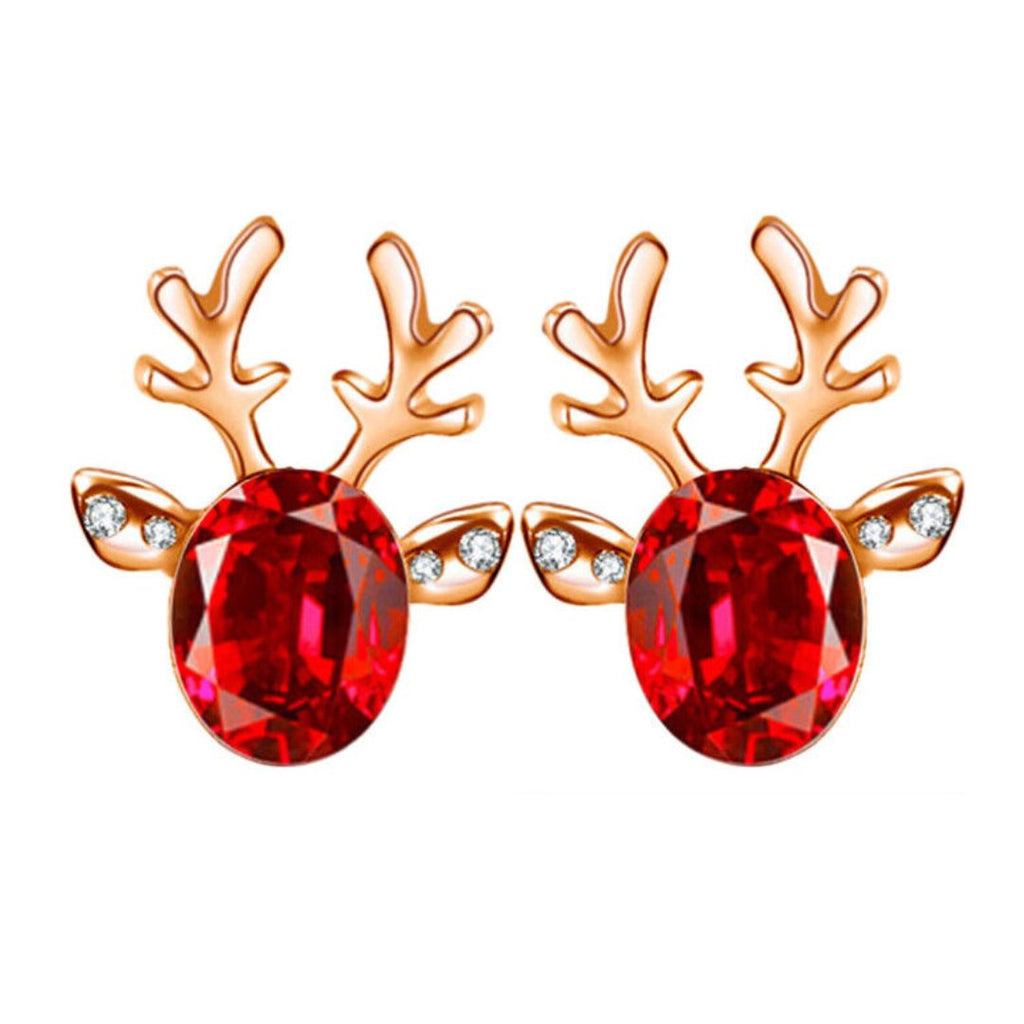 Winterliche Weihnachts-Rentier-Ohrstecker | Shop Nory