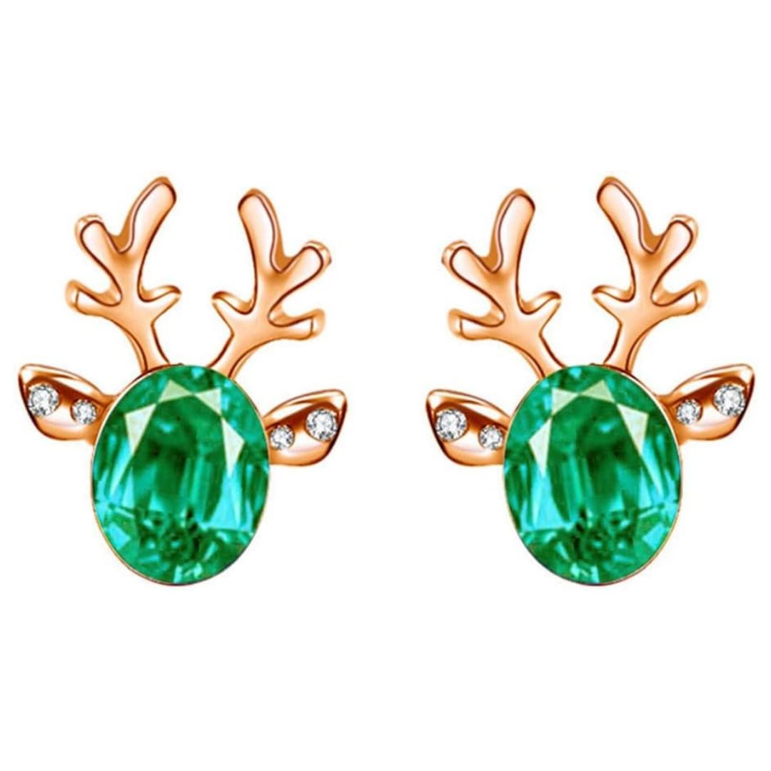 Winterliche Weihnachts-Rentier-Ohrstecker | Shop Nory