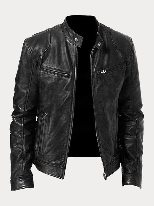 Herren Jacke mit Innenfutter, Taschen und verstellbaren Bündchen – Freizeit- und Alltagsjacke