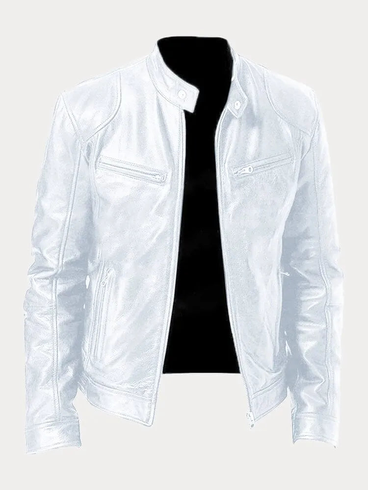 Herren Jacke mit Innenfutter, Taschen und verstellbaren Bündchen – Freizeit- und Alltagsjacke