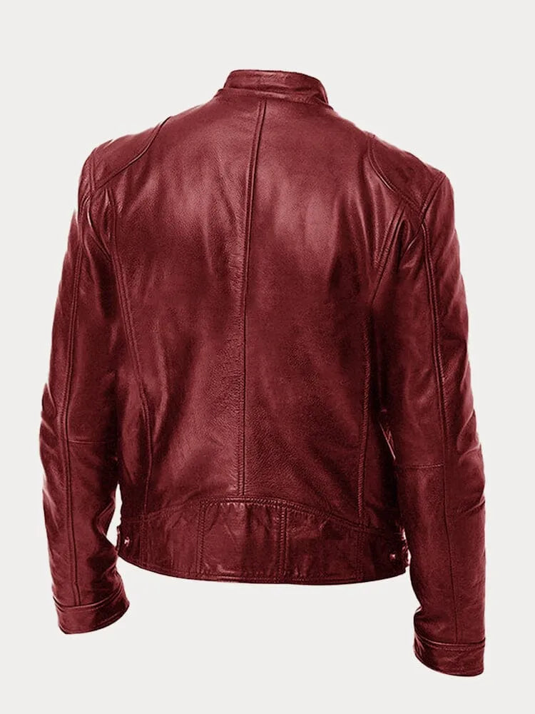 Herren Jacke mit Innenfutter, Taschen und verstellbaren Bündchen – Freizeit- und Alltagsjacke