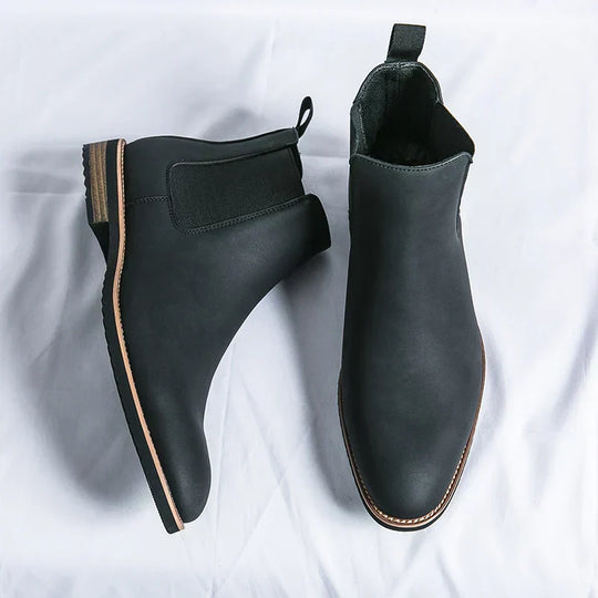 Leder Chelsea Stiefel