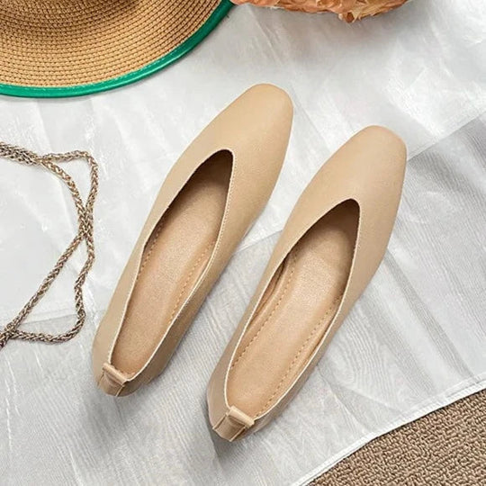 Retro Schuhe mit quadratischer Zehenform