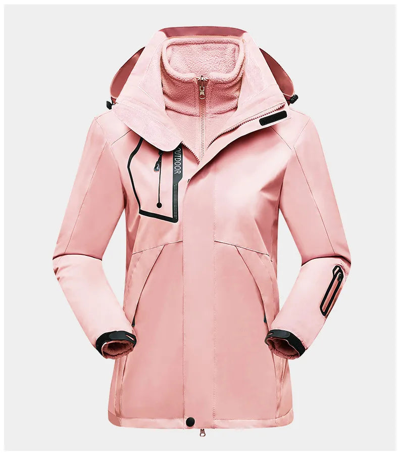 3-In-1 Outdoor Schutzjacke für Frauen
