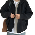 Oversized Strick Damenpullover mit Reißverschluss