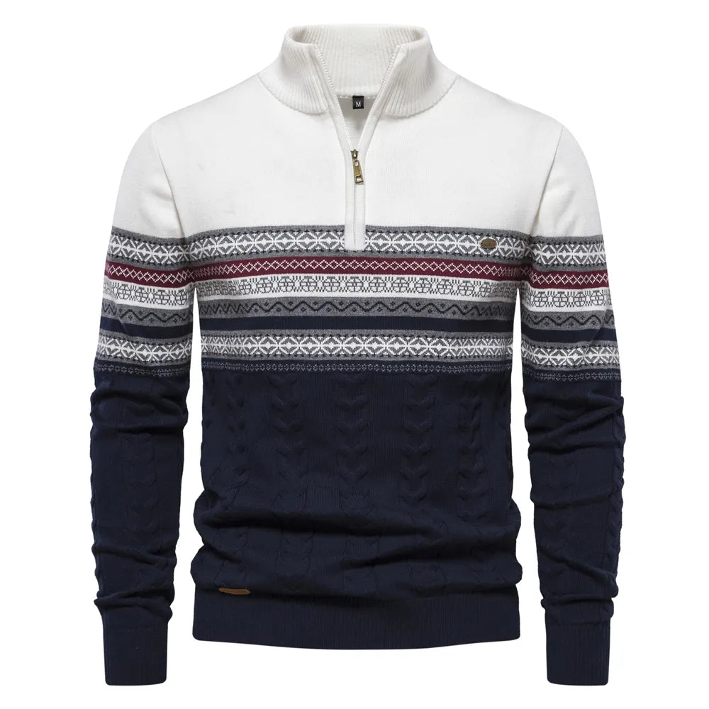 Sweatshirt - Herren Retro-Muster Sweatshirt mit bequemem und einzigartigem Design