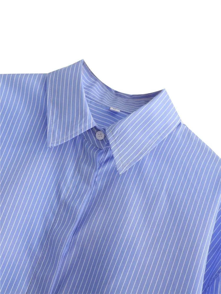 Kurz Übergröße Bluse