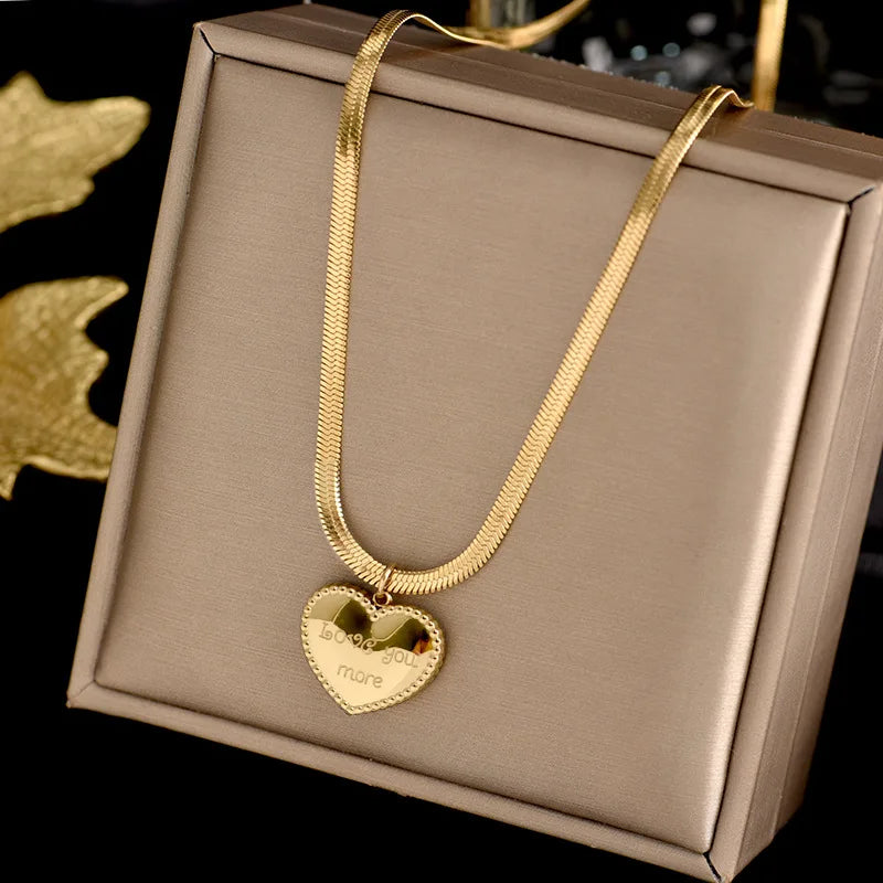 Elegante Titanstahl-Halskette für Frauen | Shop Nory