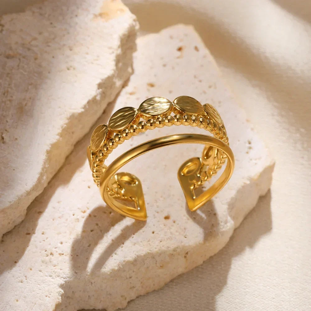 Edelstahl Herzring für Frauen Shop Nory