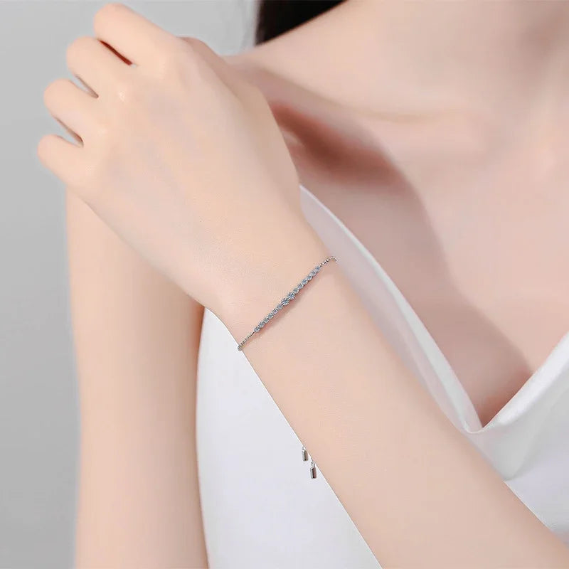 Ivictress Moissanit Elegance Armband - Luxus Glanz für Frauen | Shop Nory