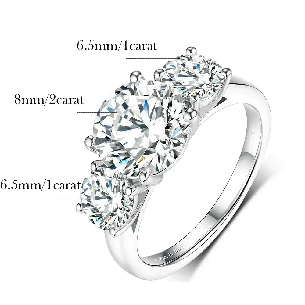 Luminous Moissanite Eleganzring - Bezahlbarer Luxus | Shop Nory
