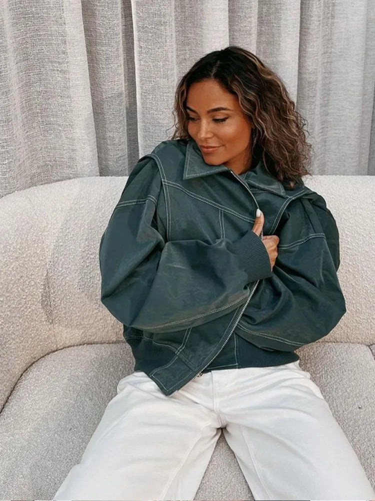 Oversized-Jacke - Herbstmode