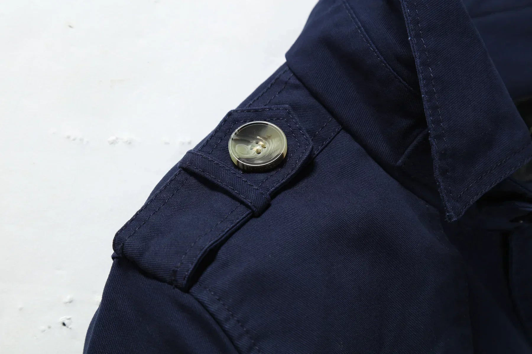 Stylischer langer Herbst-Trenchcoat für Herren