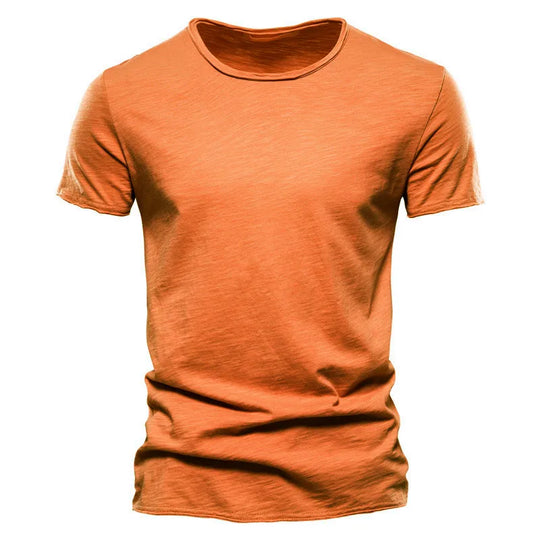 Lässiges Baumwoll-T-Shirt