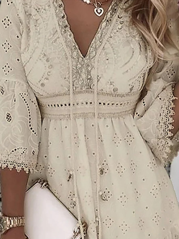 Ibiza Kleid - Frühjahr und Sommer 2024 Favorit