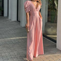 Eleganter Jumpsuit mit Puffärmeln
