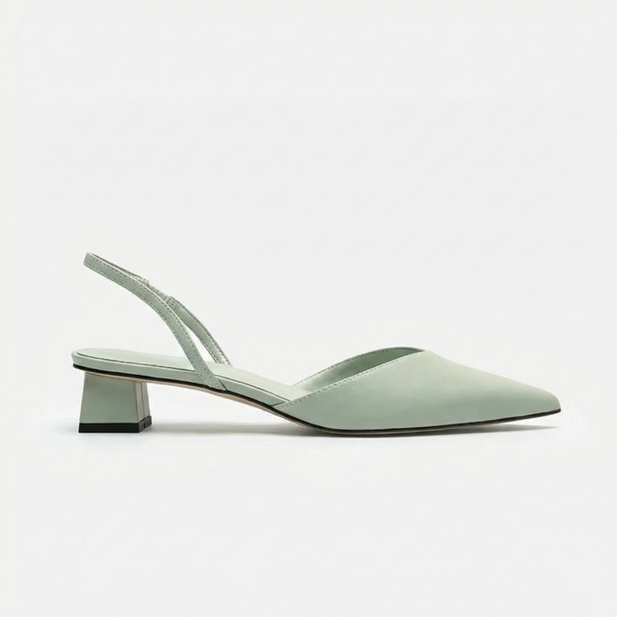 ShopNory Damen Slingback Pumps Spitz Geschlossen mit Absatz