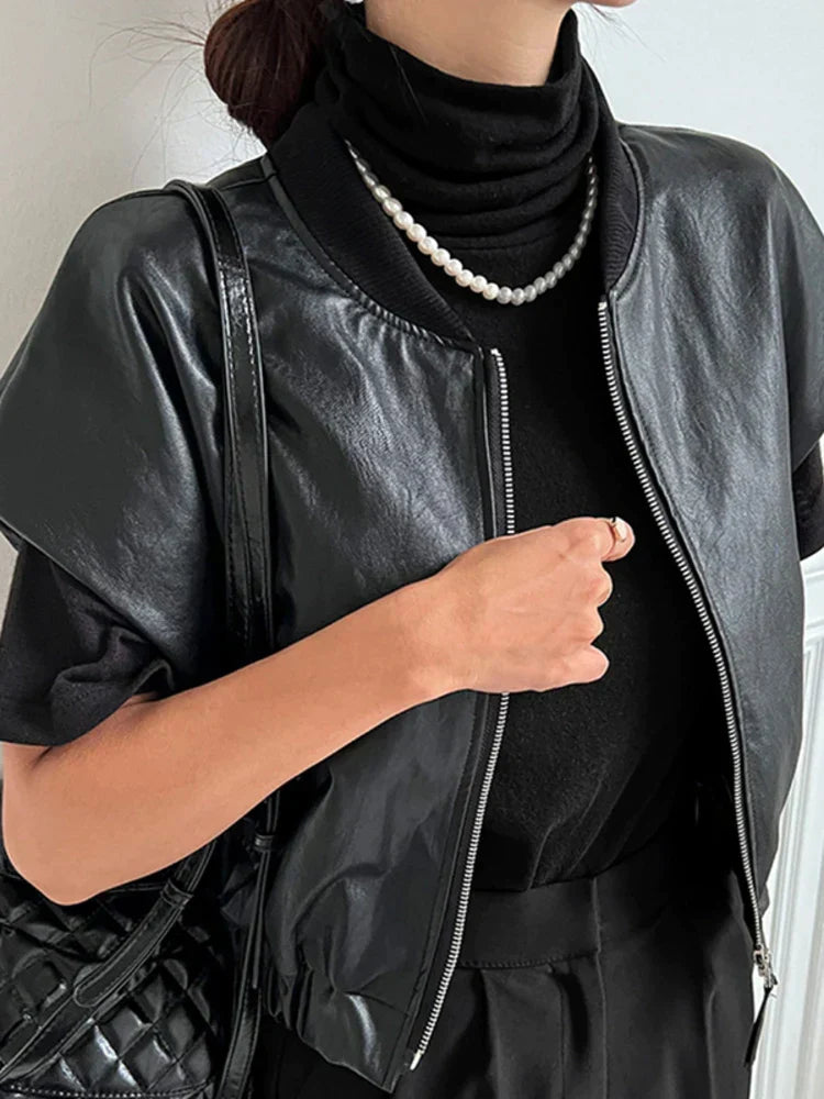 Lederjacke Eng & Trendy